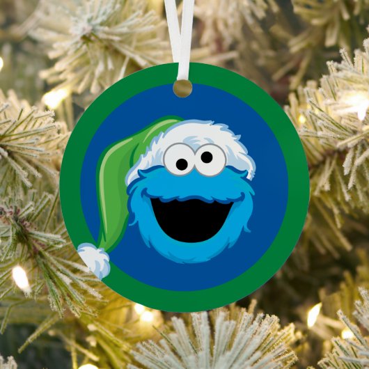 Weihnachts-Cookie-Monster Ornament Aus Metall (InSitu)