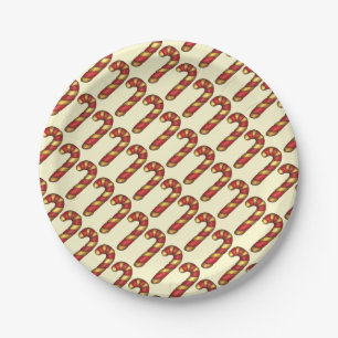 Weihnachts-Cookie Peppermint Candy Cane Holiday Pappteller