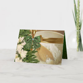 Weihnachts-Cookie Rezepte Grußkarte Karte