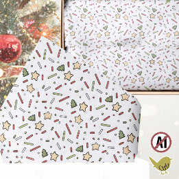  Weihnachts-Cookie-Sprinkles Festlich  Seidenpapier
