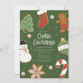 Weihnachts-Cookie-Tauschbörse Einladung (Vorderseite)