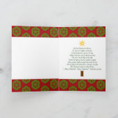 Weihnachts-Cookie-Weihnachtskarte Feiertagskarte (Innenseite)