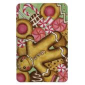 Weihnachts-Cookies-Magnet Magnet (Vertikal)