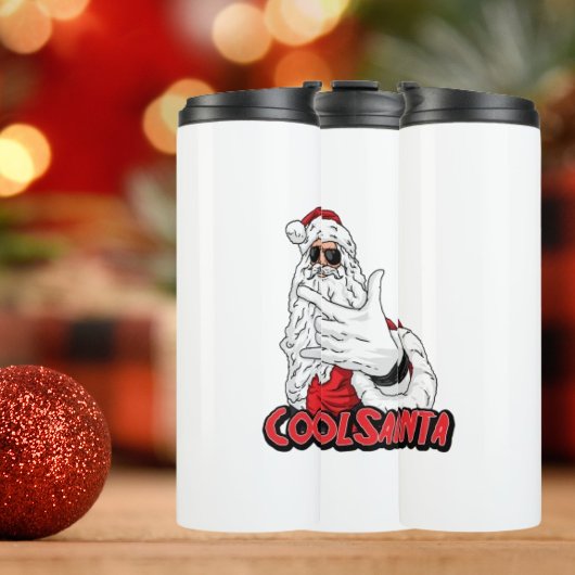 Weihnachts Cool Santa Thermal Tumbler Thermosbecher