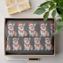 Weihnachts-Corgi-Reiches-Holzkohle-Elegantes-Spiel