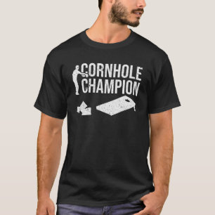 Weihnachts-Cornhole-Trophäe Vintage Xmas-Jungen-Ch T-Shirt