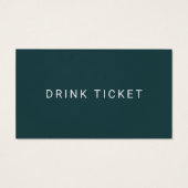 Weihnachts-Corporate Party Dunkelgrünes Getränk Ti (Rückseite)