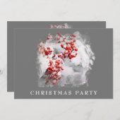 *~* Weihnachts Corporate Persönliche AP20 Snow Ber Einladung (Vorne/Hinten)