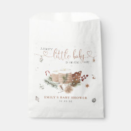 Weihnachts-Cosy-Baby-Dusche Gefallen-Tasche Geschenktütchen