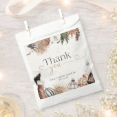 Weihnachts-Cosy-Baby-Dusche Gefallen-Tasche Geschenktütchen (Ausgeschnitten)