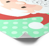 Weihnachts Countdown Adventskalender Bart Poster (Ecke)