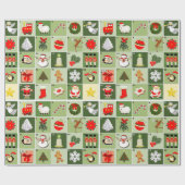 Weihnachts-Countdown Geschenkpapier (Flach)