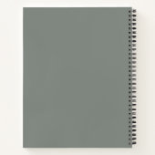 Weihnachts Countdown Holiday Planner Notebook Notizblock (Rückseite)