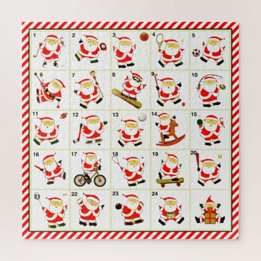 Weihnachts-Countdown-Jigsaw-Puzzle für Sport Puzzle (Vertikal)