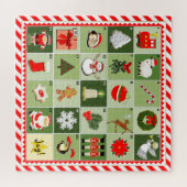 Weihnachts-Countdown Puzzle (Horizontal)