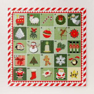 Weihnachts-Countdown Puzzle