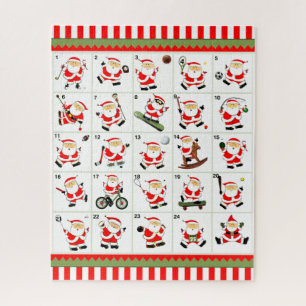 Weihnachts-Countdown Sport Puzzle