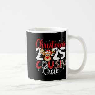 Weihnachts-Cousin-Crew 2025 passende Familien-Weih Kaffeetasse