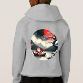 Weihnachts-Cousin Crew Familienoutfit Maßgeschneid Hoodie (Rückseite)