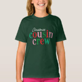 Weihnachts-Cousin Crew passt Familie T-Shirt (Vorderseite)