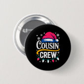 Weihnachts-Cousin-Crew-Pyjamas Kinder Mädchen Klei Button (Vorne & Hinten)