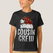 Weihnachts-Cousin-Crew Santa Xmas Familie Matching T-Shirt