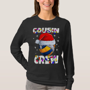 Weihnachts-Cousin Crew Volley Ball Pajamas Familie T-Shirt