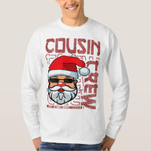 Weihnachts-Cousin Crew Weihnachtsmann Typografie R