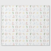 Weihnachts Cowboy Western Land Weihnachten Geschenkpapier (Flach)