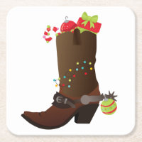 Weihnachts-Cowboystiefel Südwesten Western