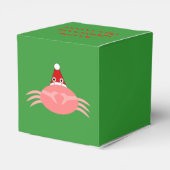 Weihnachts Crab Custom Favor Box Geschenkschachtel (Rückseite)