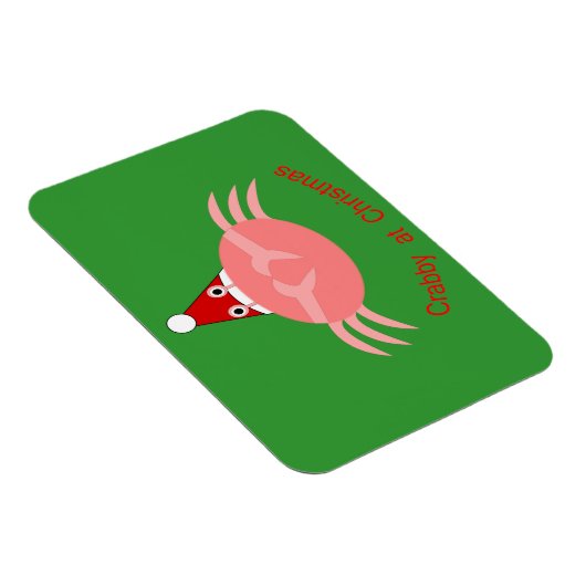 Weihnachts Crab Custom Magnet (Rechte Seite)