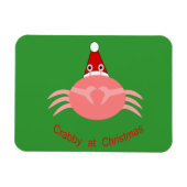 Weihnachts Crab Custom Magnet (Horizontal)