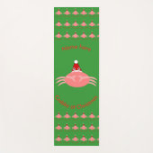 Weihnachts-Crab Custom Yoga Mat Yogamatte (Vorderseite)
