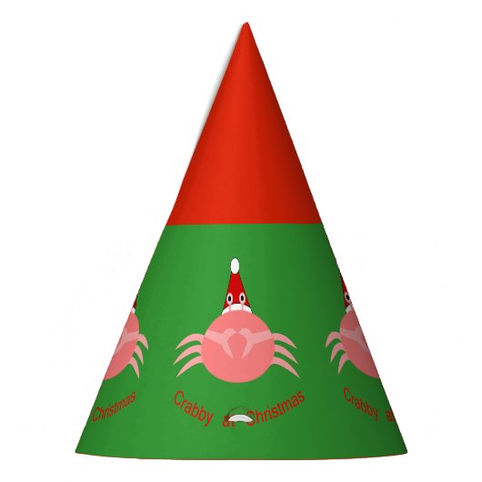 Weihnachts-Crab-Party-Hut Partyhütchen (Links)