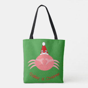 Weihnachts-Crab Tote-Tasche Tasche