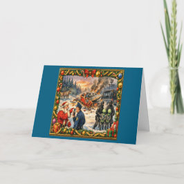 Weihnachts Crash Grußkarte Karte