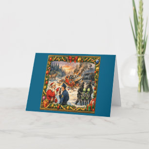 Weihnachts Crash Grußkarte Karte