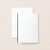 Weihnachts-Creepy-Tree-Urlaubskarte Folienkarte (Rückseite mit Umschlag)