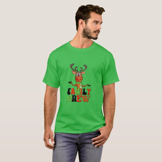Weihnachts-Crew 2023: Matching T - Shirt (Vorne ganz)