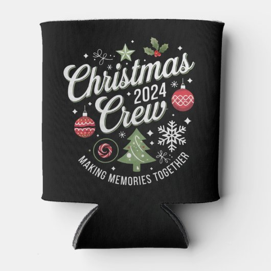 Weihnachts-Crew 2024Familie Matching Weihnachts-Pa Dosenkühler (Vorderseite)