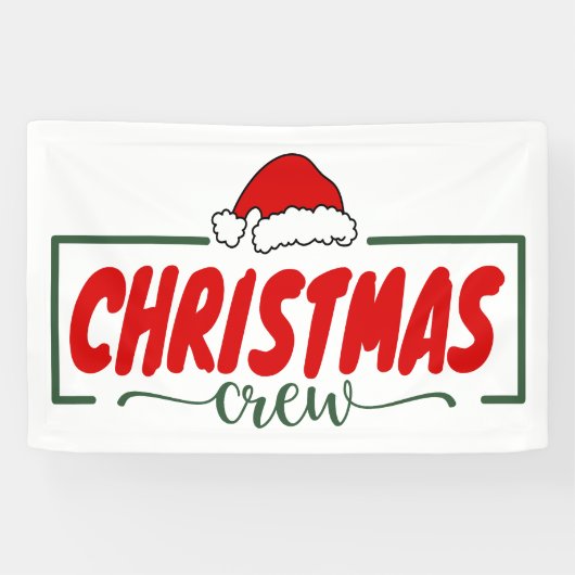 Weihnachts-Crew Banner (Horizontal)