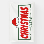 Weihnachts-Crew Banner (Vertikal)
