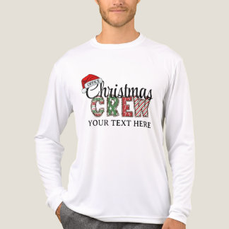 Weihnachts-Crew-Büro-Feiertags-Weißes-Shirt Tri-Blend Shirt