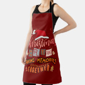 Weihnachts-Crew Erinnerungen zusammenbacken Schürze (InSitu)