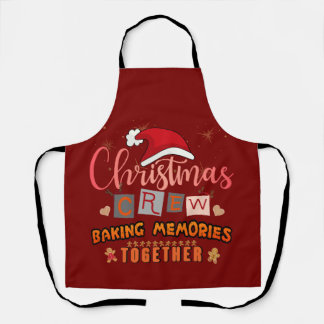 Weihnachts-Crew Erinnerungen zusammenbacken Schürze