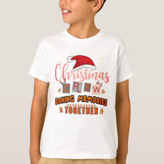 Weihnachts-Crew Erinnerungen zusammenbacken T-Shirt