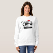 Weihnachts-Crew Erinnerungen zusammenbauen Sweatshirt (Vorne ganz)