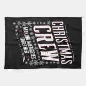 Weihnachts-Crew-Familie Matching Xmas Squad Geschirrtuch (Horizontal)