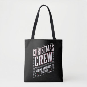 Weihnachts-Crew Familie passende Xmas-Mannschaft Tasche